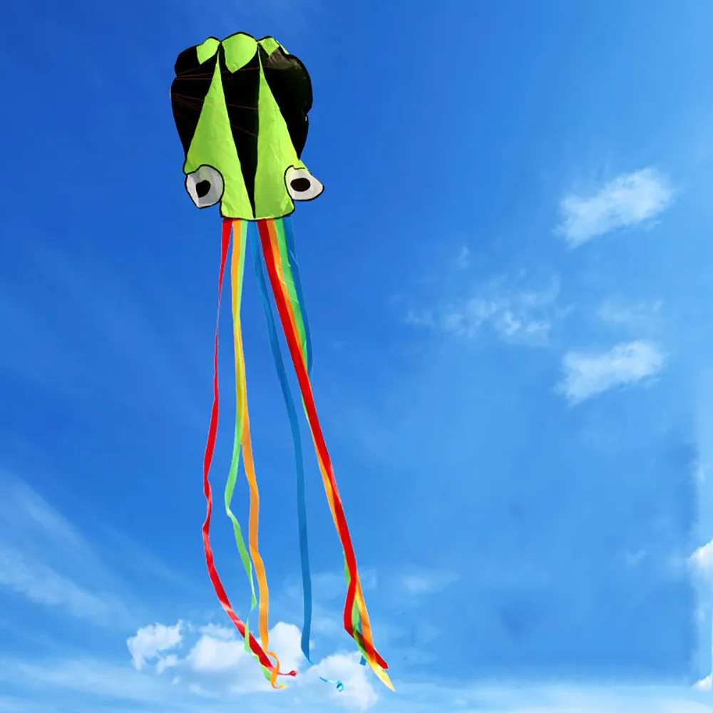 Large Octopus Long Tail Beach Kites-Perfect Toy for Kids and Adults Outdoor Game Flying Toys For Children Kites for Adults A612