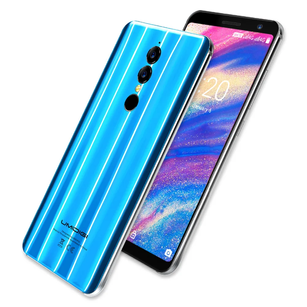 UMIDIGI A1 Pro Глобальный Версия смартфона Face ID 5 дюймов 3 ГБ 16 MT6739 4 ядра 3150 мАч Android 8 1 13MP