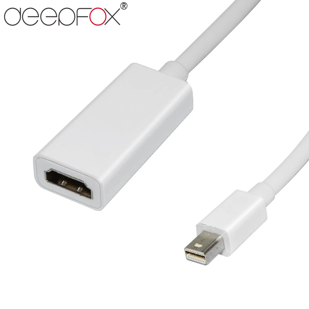 Кабель DeepFox Mini Display Port Thunderbolt DP Для HDMI для Apple Macbook Pro Air Microsoft surface book pro|Компьютерные