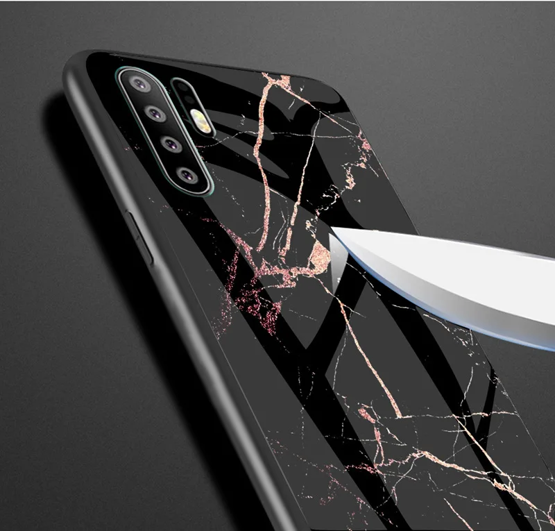Чехол из мраморного стекла для huawei mate 20 lite P20 P30 Pro P20 lite p30 p10 mate 10 lite Honor 8X Play Nova 3 4 закаленное стекло