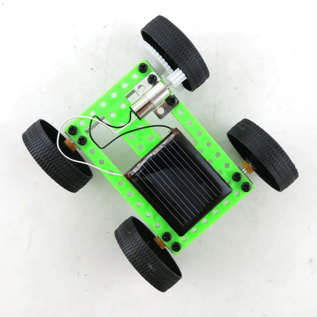 DIY Модель автомобиля на солнечной энергии игрушки ручной работы физическая вещь