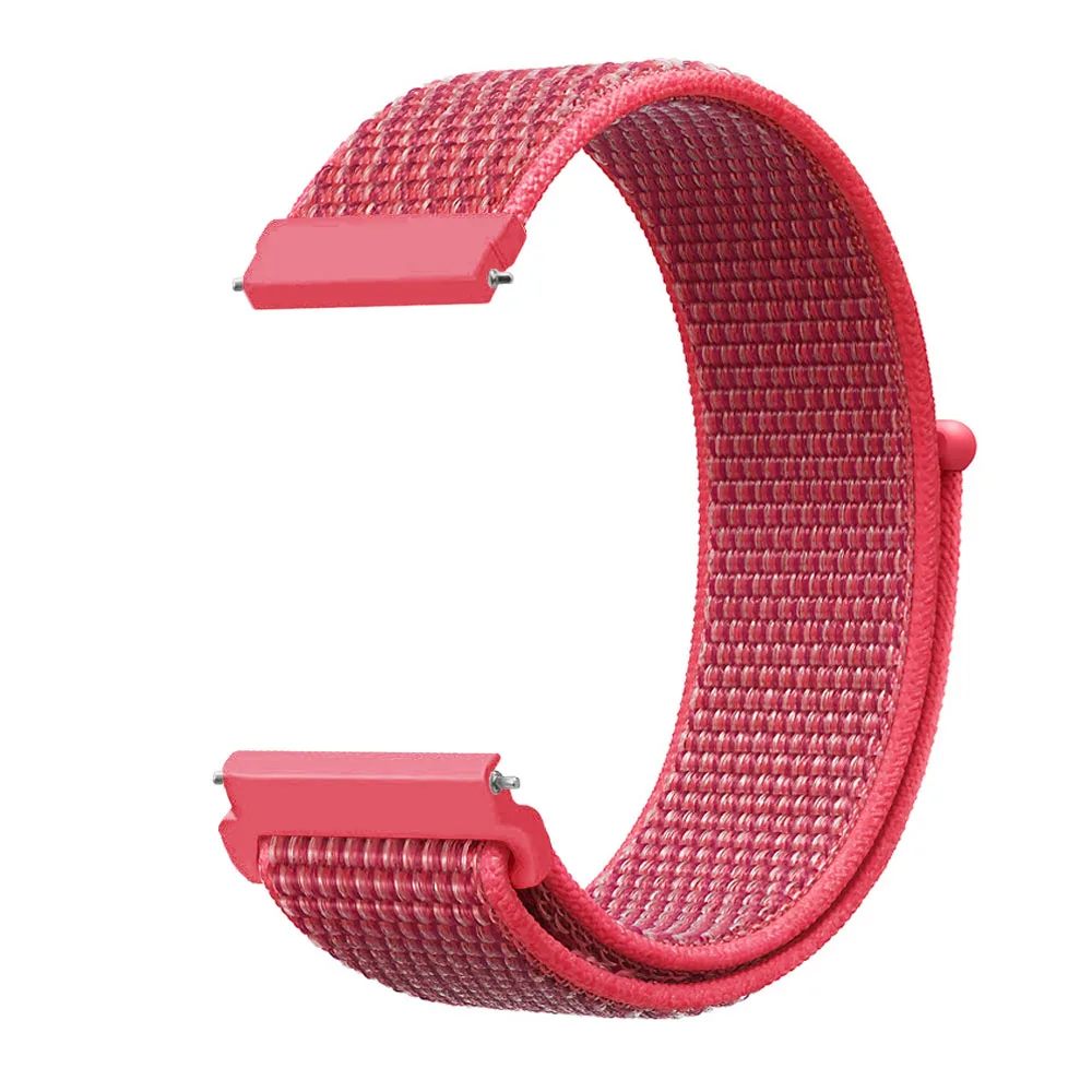 red Нейлоновый ремешок для Garmin Vivoactive3, ремешок Garmin Forerunner 645/245, сменный ремешок для часов, быстросъемный ремень для браслета - Цвет ремешка: red
