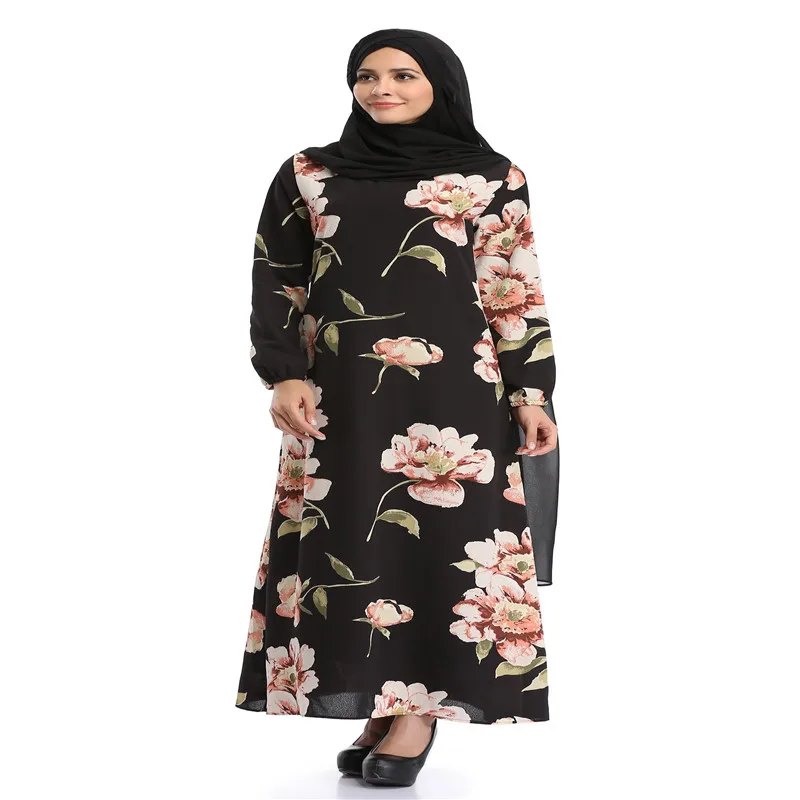 Женские длинные мусульманские платья абайя элегантные модные повседневные