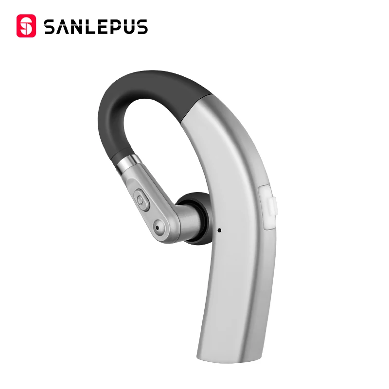 Белый SANLEPUS M11 Bluetooth наушники Беспроводной наушники Handsfree вкладыши гарнитура с HD микрофон для мобильного телефона iPhone xiaomi samsung - Цвет: Белый