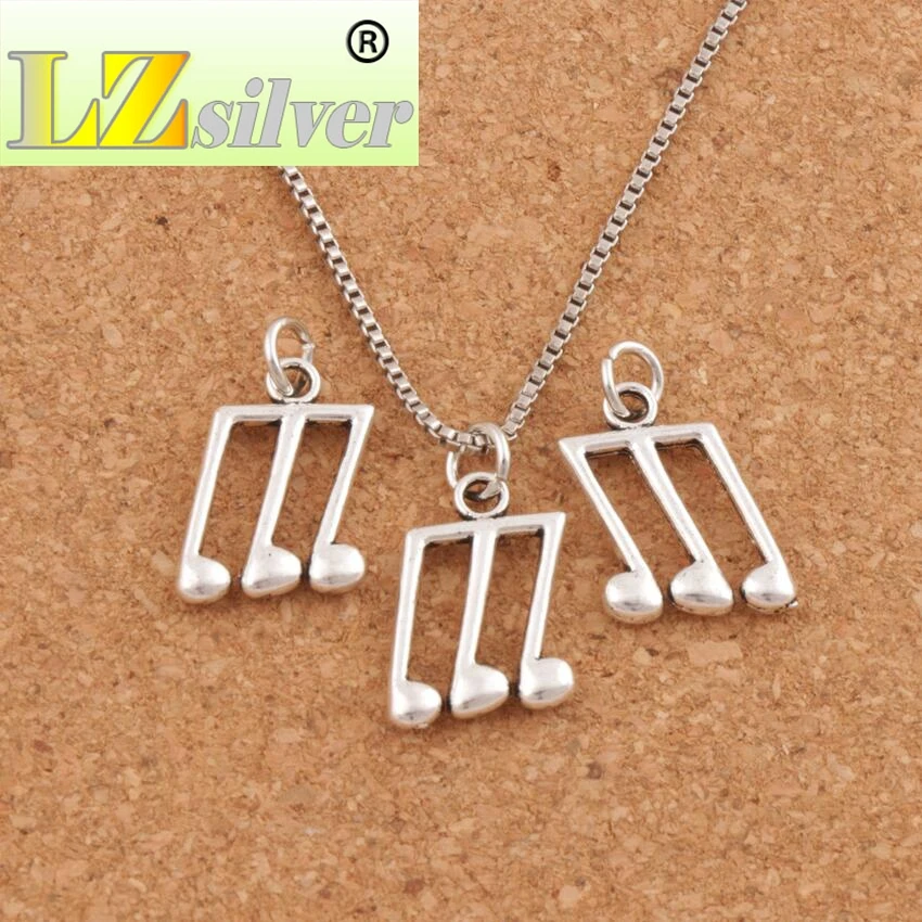 

Music Thirty-second Note Spacer Charm Beads Pendants 19.9x14.9mm 150pcs zinc alloy Jewelry DIY T1631