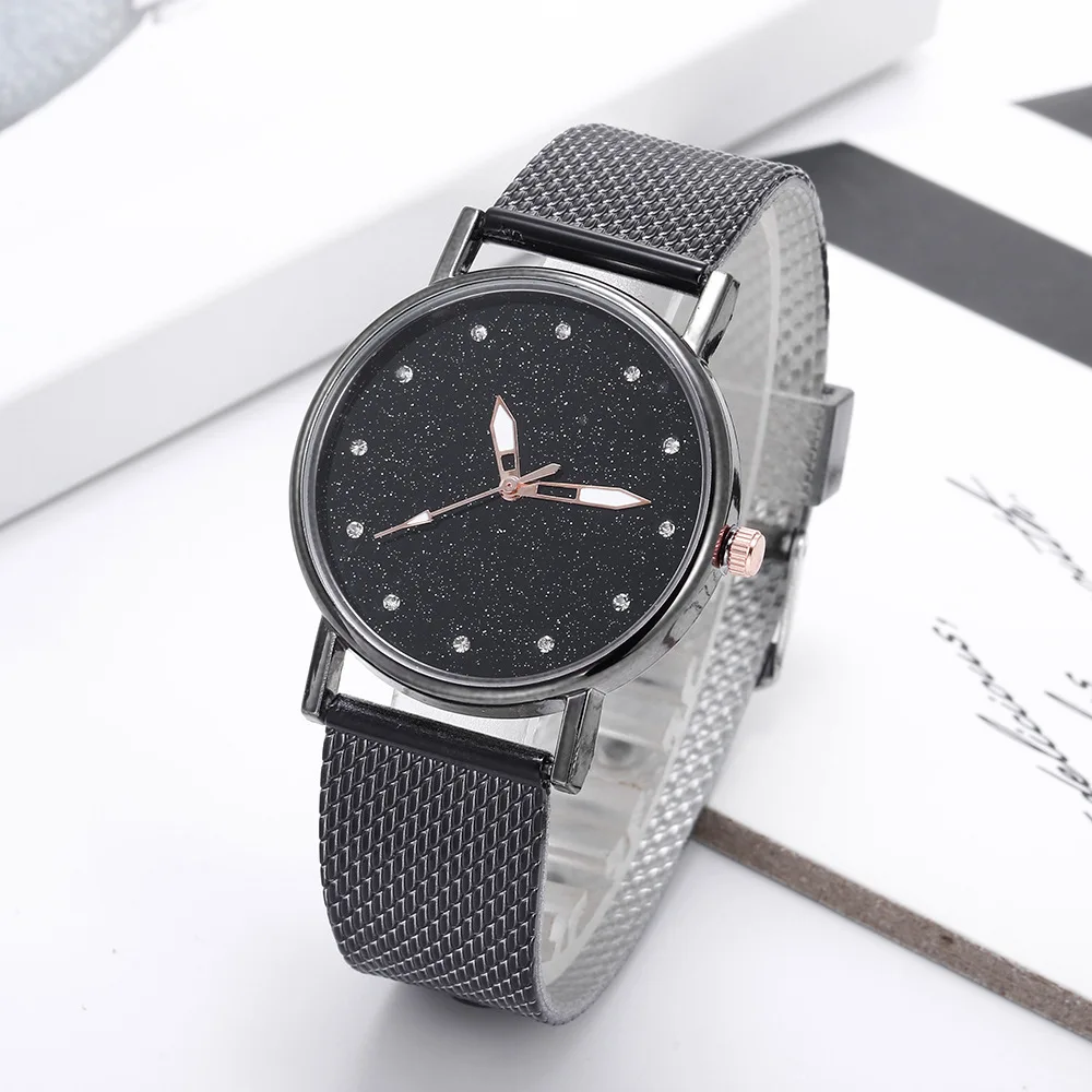 Женские часы со стразами звездное небо женские наручные relogio feminino reloj mujer zegarek damski