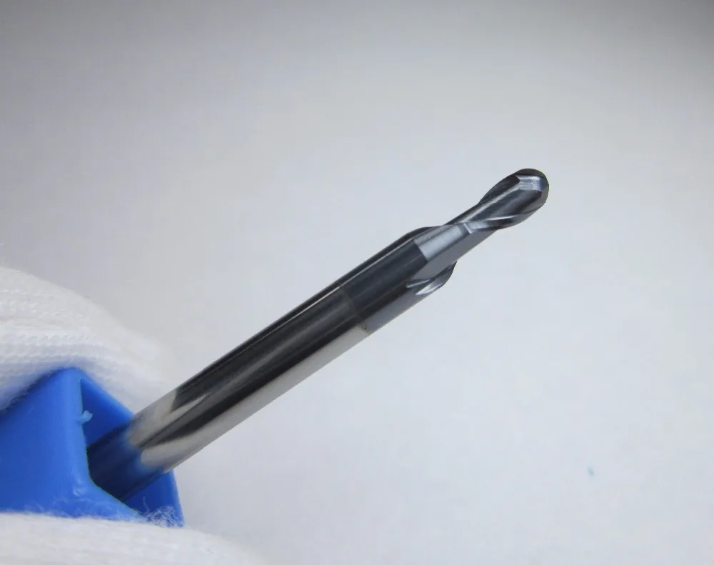 Ø 3 мм HRC45 R1.5 твердосплавные сферические Концевые Фрезы с ЧПУ резцы для фрезы