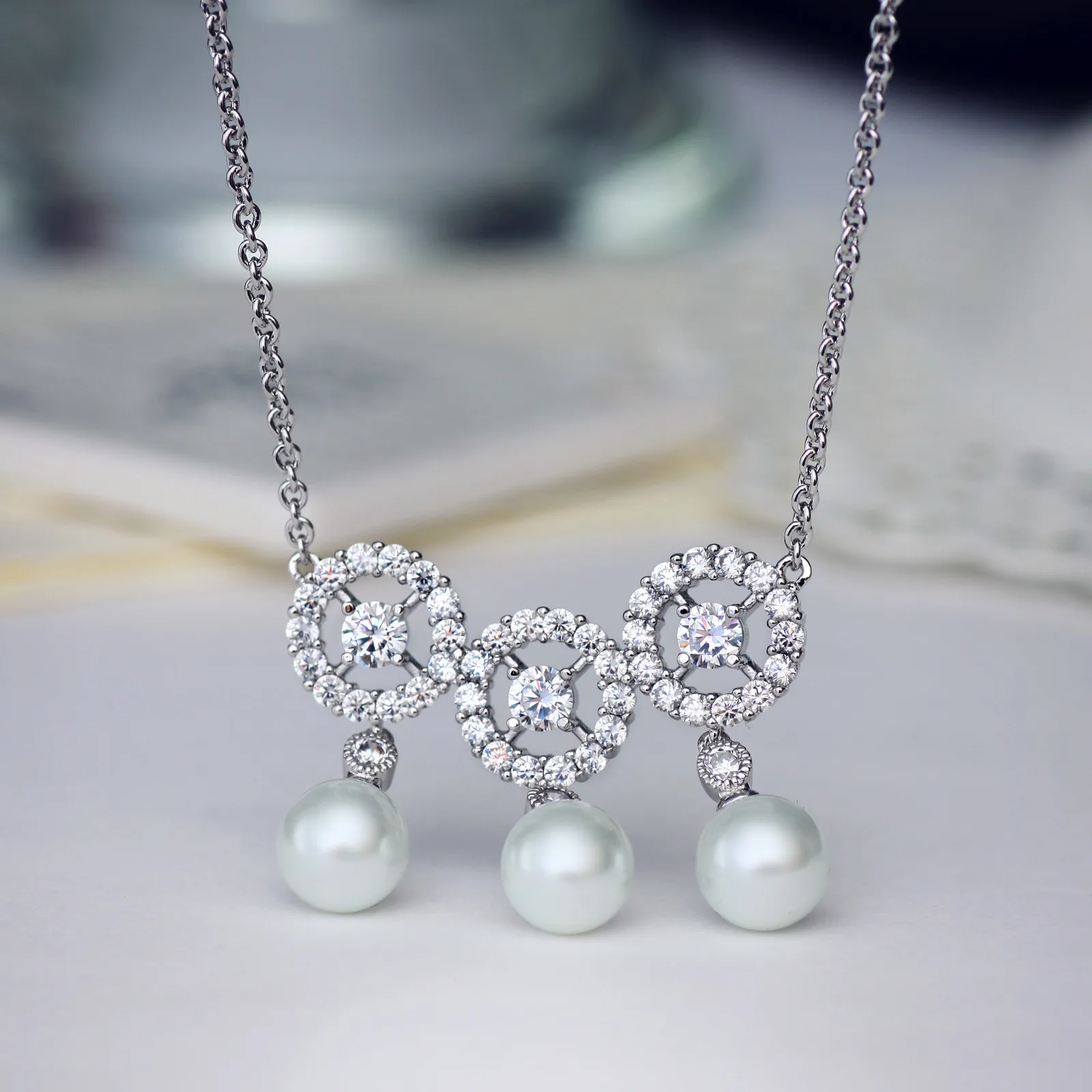 Подвеска Neoglory модное ожерелье с фианитом для женщин дизайнерские украшения 2020