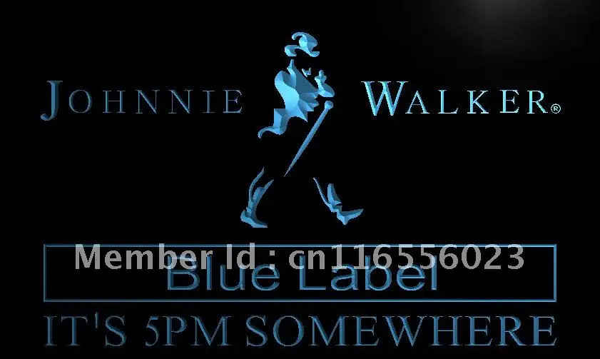 

LA482- It's 5, где-нибудь Johnnie Walke светодиодный светодиодная неоновая световая вывеска, поделки для домашнего декора