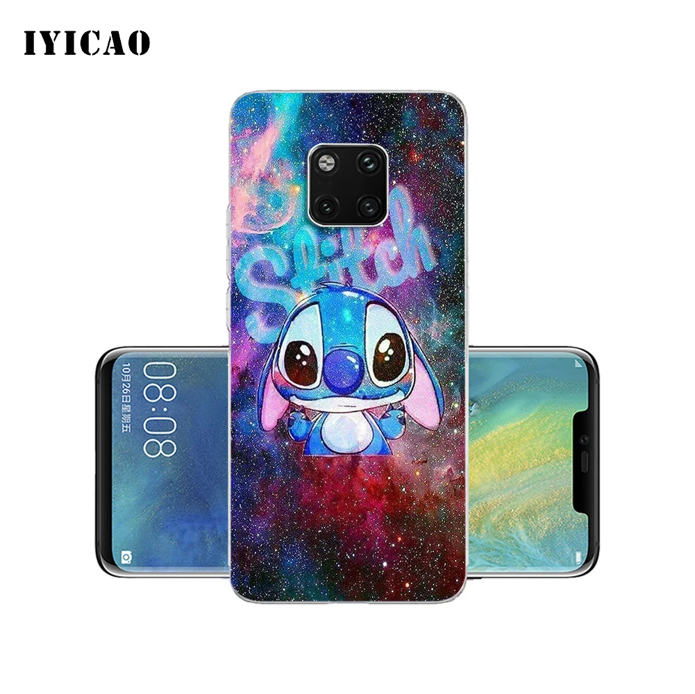 IYICAO милый мягкий силиконовый чехол для телефона Lilo &amp Stitch Huawei Mate 10 20 Lite Pro Nova 2 2i 3 3i 4