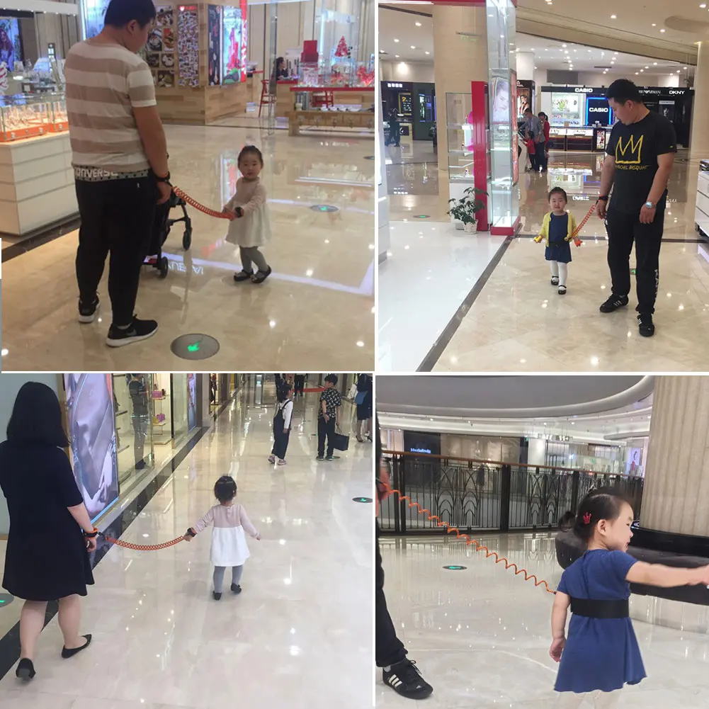

Adjustable Kids Safety Anti-lost Link Band Children Belt Walking Assistant Baby Walker Wristband