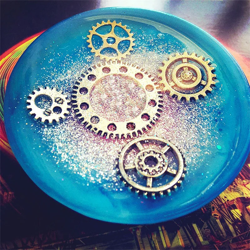 Антикварные металлические Стимпанк Шестерни самодельные амулеты кулон часы