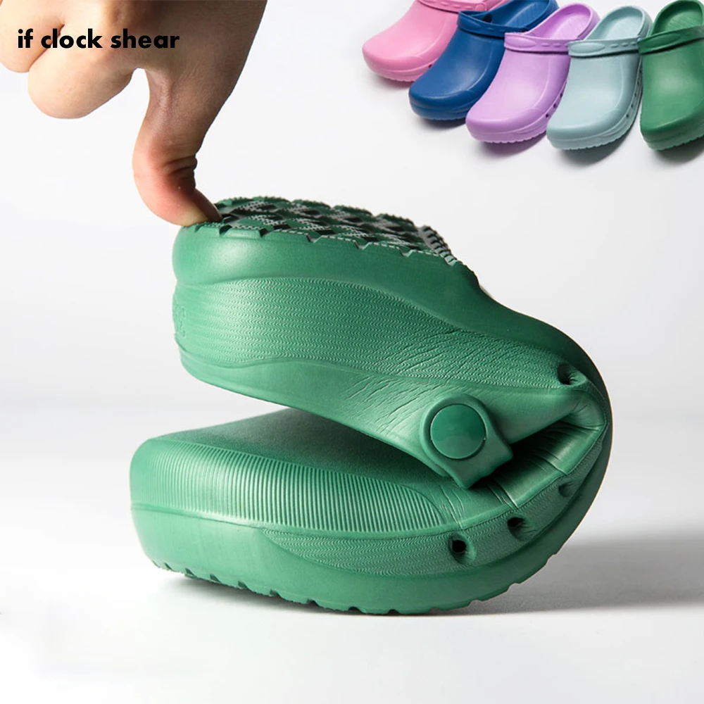 

New Soft Medical Doctors Nurses Surgical Shoes Hospital Medical Clog Operating Room Lab SPA Beauty Salon Slipper Work Flat Shoes