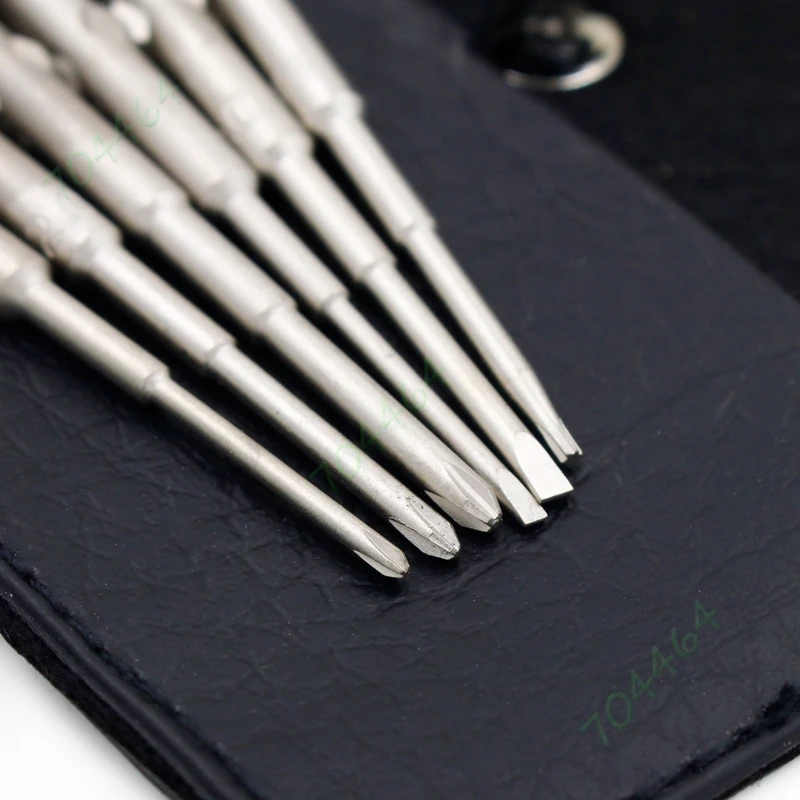 Ремонтный набор инструментов для iPhone Apple со съемной ручкой и насадками Phillips, Flat, Pentacle и Torx с поворотной головкой.