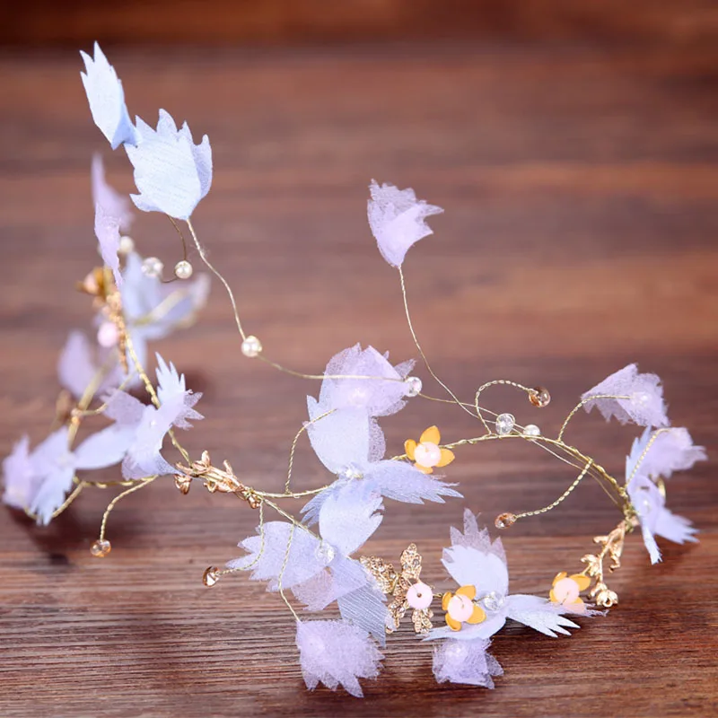 FORSEVEN модная ручная работа Фея Марля обруч для волос длинные уши серьги женщин