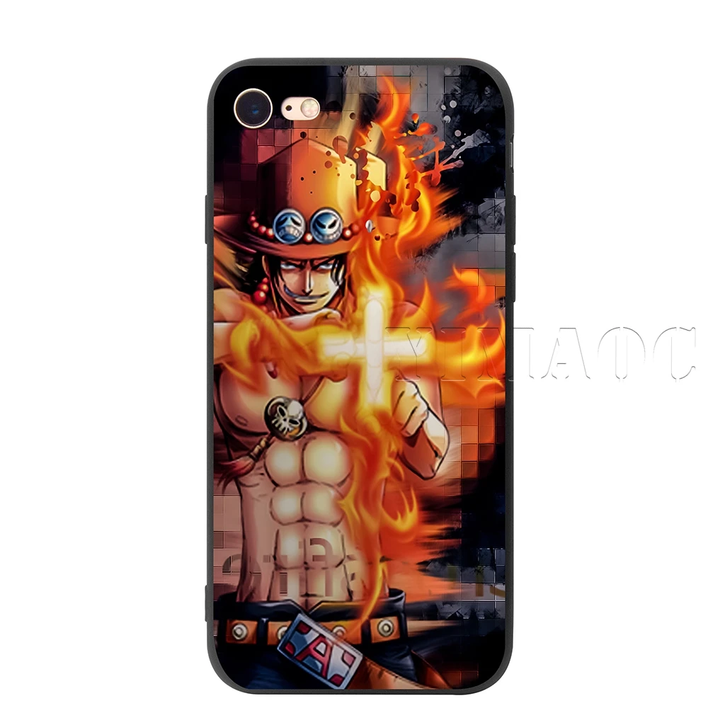 YIMAOC one piece Ace силиконовый мягкий чехол для iPhone 11 Pro XS Max XR X 8 7 6 6S Plus 5 5S SE - Цвет: 9