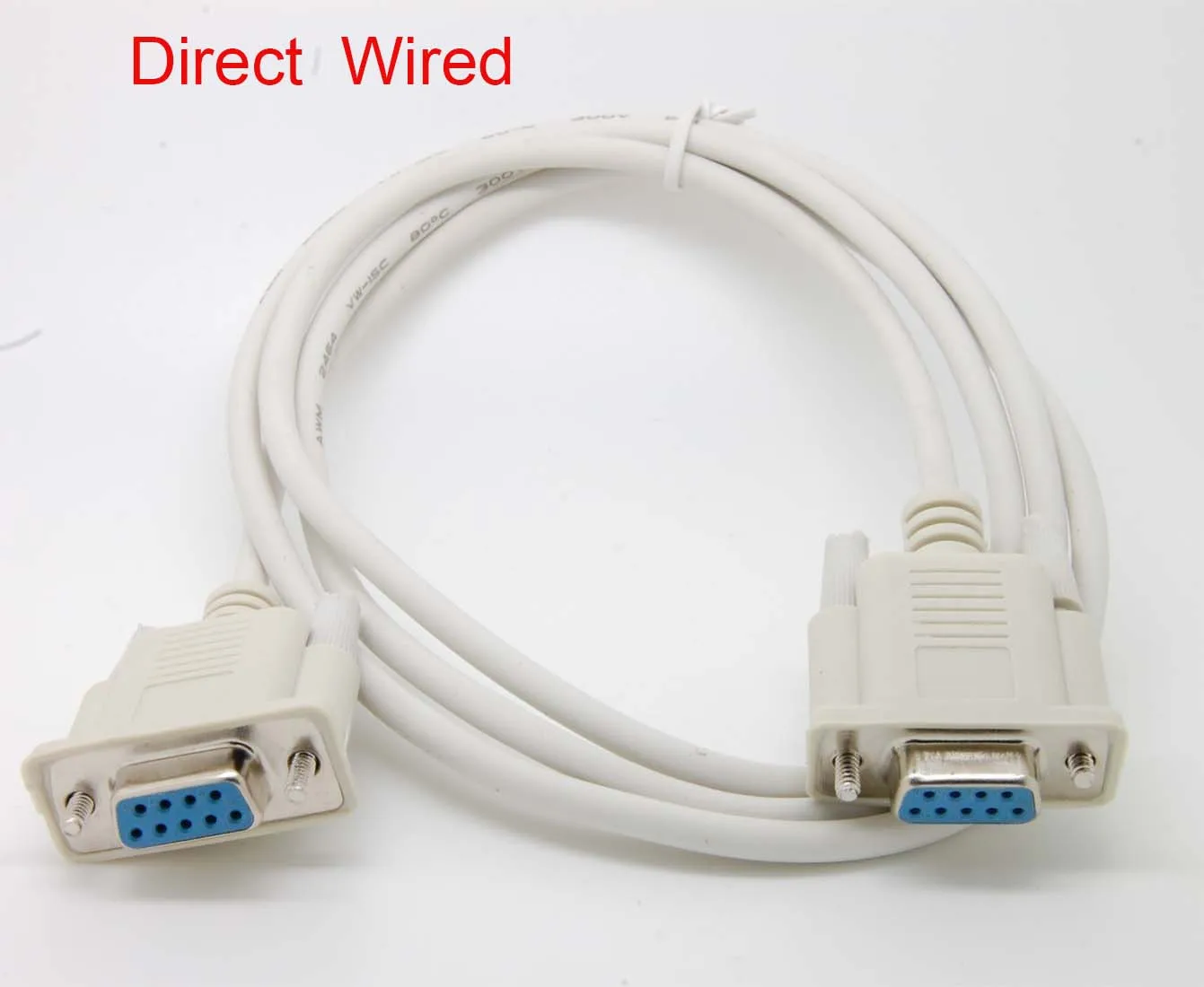 Серийный RS232 Null модемный кабель женский мужской и DB9 5ft 1 5 м перекрестное прямое