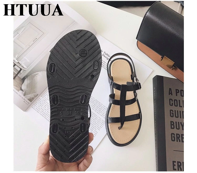 HTUUA/женские босоножки Новинка 2019 года Летняя обувь тапки из прозрачного пластика