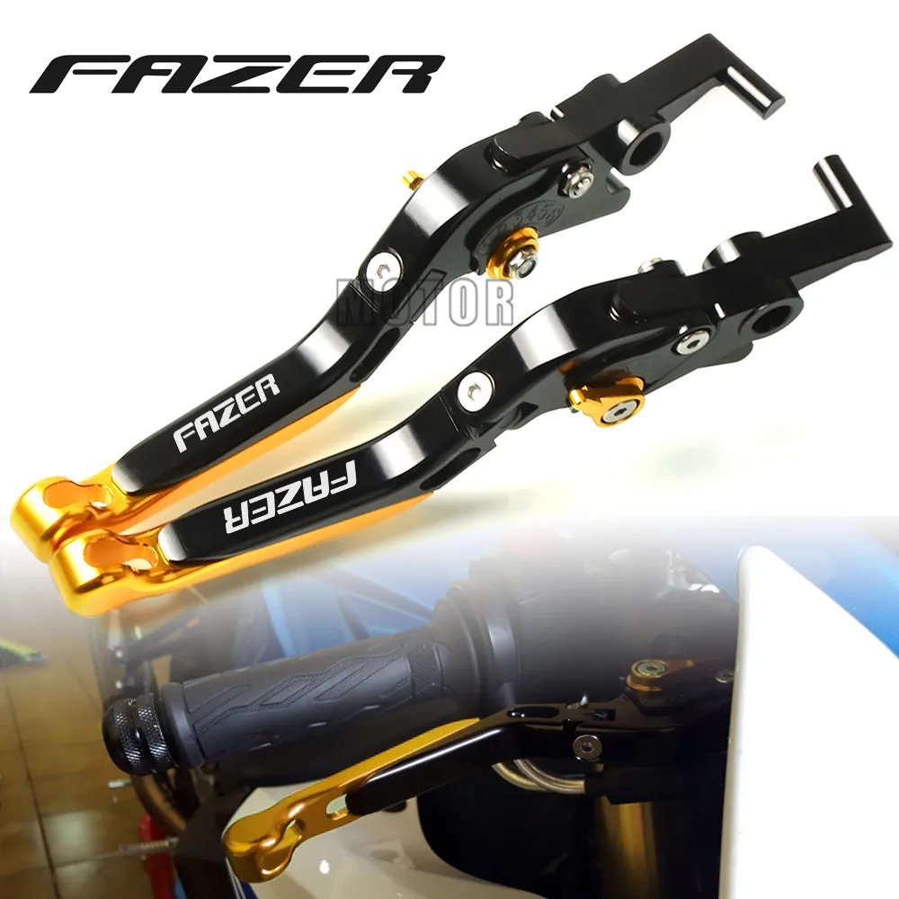 Рычаги сцепления тормоза с ЧПУ для мотоцикла Yamaha YBR250 FAZER 2007-2012 2008 2009 регулируемые Складные Выдвижные YBR 2010