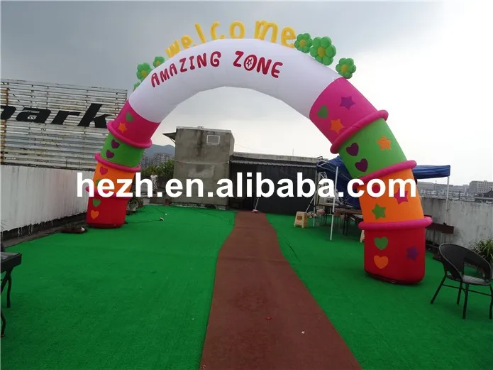 Добро пожаловать надувной цветок арка для украшения парка|arch inflatable|arch flowerarch decor |