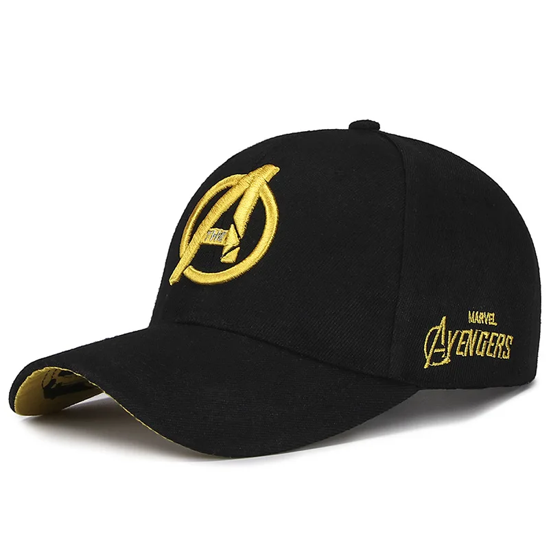 New 9 Colors Movie Avengers Baseball Hat Halloween Party Cosplay Caps Men Avengers 4 Endgame Cap Embroidery Letter Cap - Цвет: D