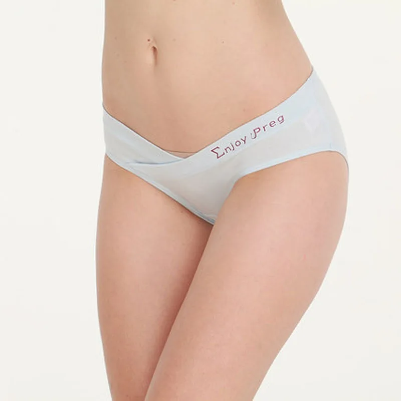 Нижнее Белье для беременных бесшовные весенние Трусы из 100% хлопка с низкой