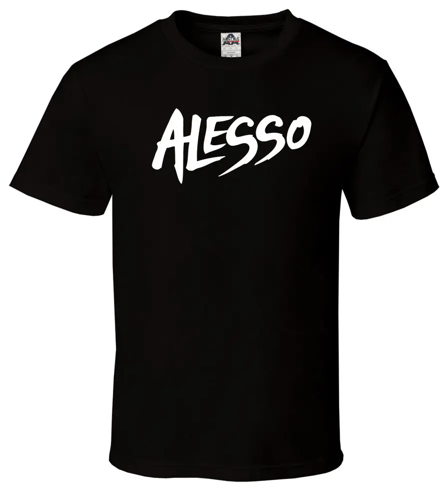 Alesso футболка Черная Rage Plur Club DJ EDM EDC Dance Music все размеры S 2XL свободные черные мужские