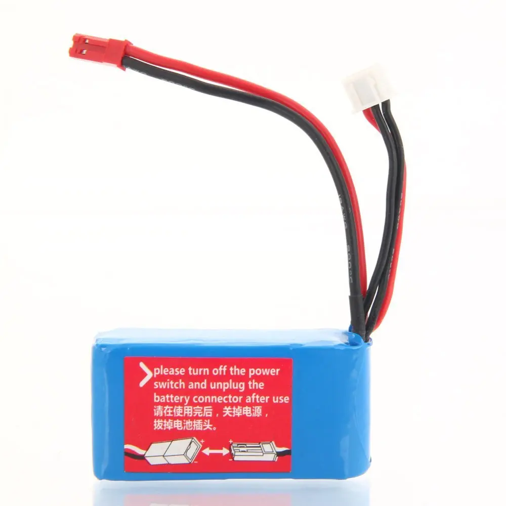 7 4 V 1100mAh Li-Po вертолет батарея для WLtoys A949 A959 A969 A979 V912 V913 V262 L959 T23 T55 F45 запасные части