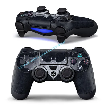 Бэтмен логотип Защитные Наклейки Крышка геймпад Наклейка Для PS4 Контроллер для