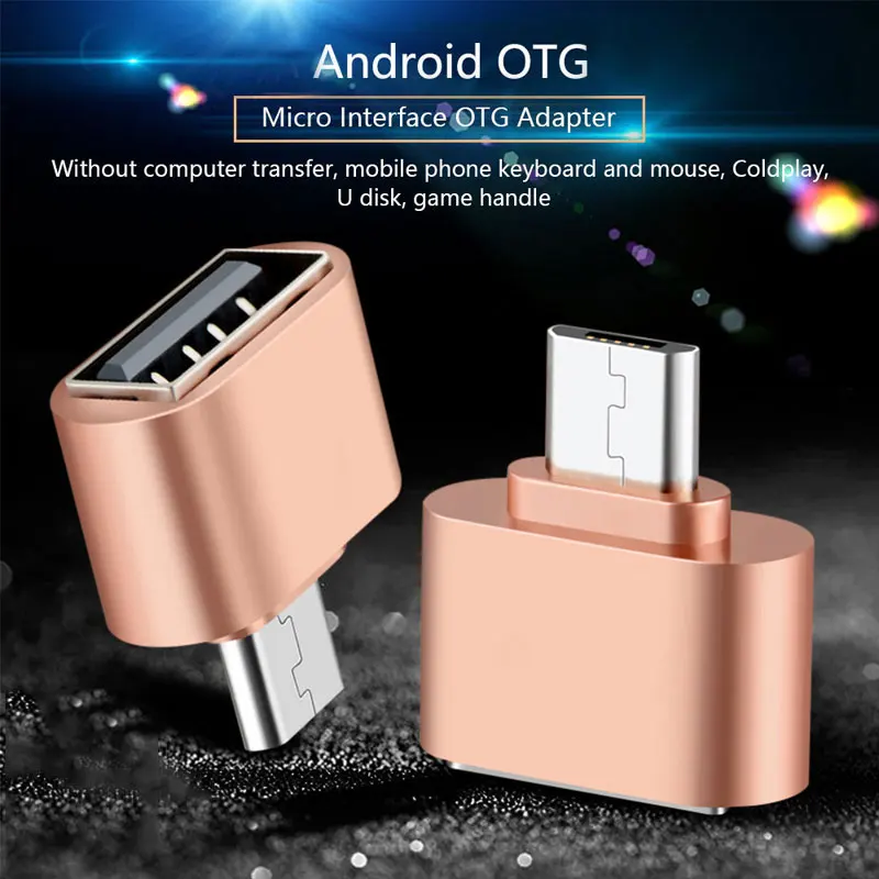 Адаптер Micro USB папа-USB 2 0 OTG мама конвертер для телефонов Samsung Xiaomi LG Huawei Android
