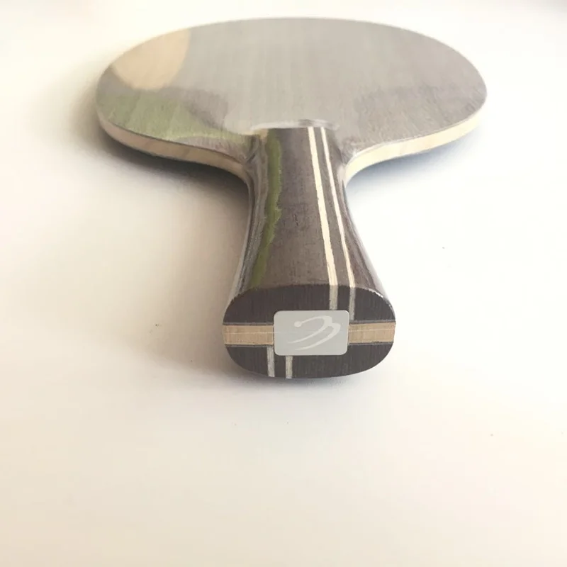 Lemuria DIY carbon fiber table tennis racket Dynasty Carbon FL ST handle ping pong blade bats for funs | Спорт и развлечения