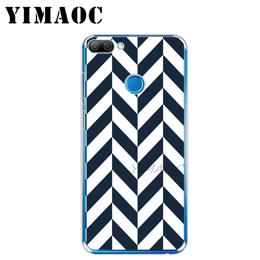 YIMAOC красный офсетный шеврон мягкий чехол для huawei mate 30 20 P30 P20 P10 P9 P8 2015 2016 2017 P Smart Lite