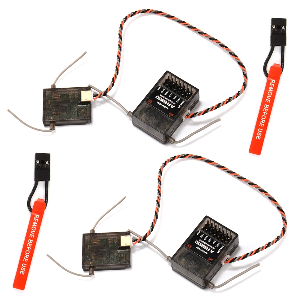 2 шт. DSMX DSM2 AR6200 6 Каналов Спутникового Дистанционного RC Радиоприемником RC190|receiver