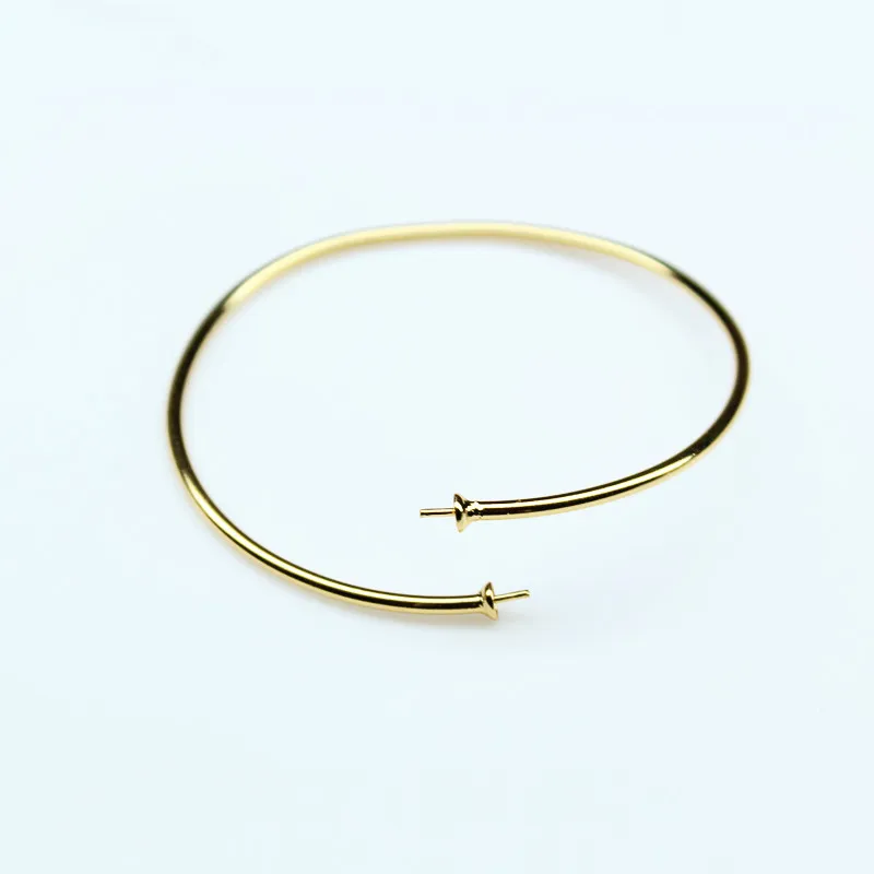 Серебряный и Золотой цветной браслет модный аксессуары сделай сам жемчужные