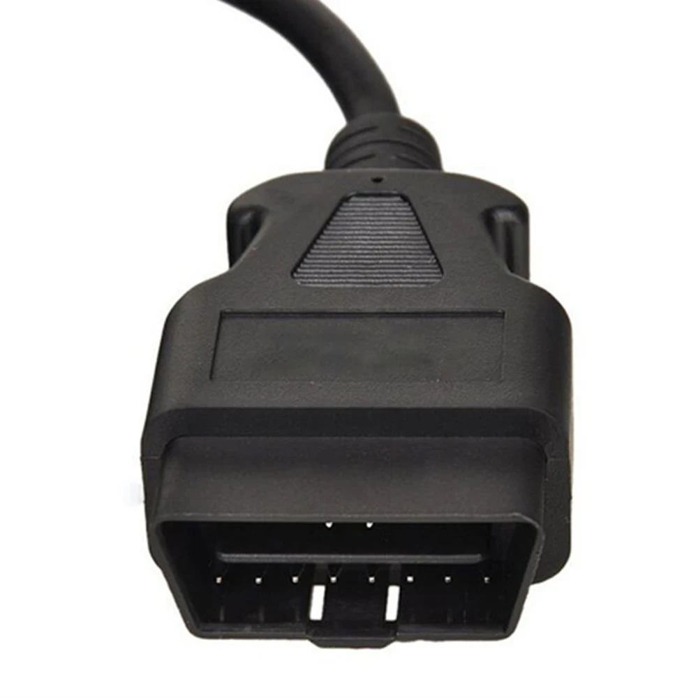 150 см 16 штырьковый штыревой разъем для автомобиля OBD2 Удлинительный кабель OBDII