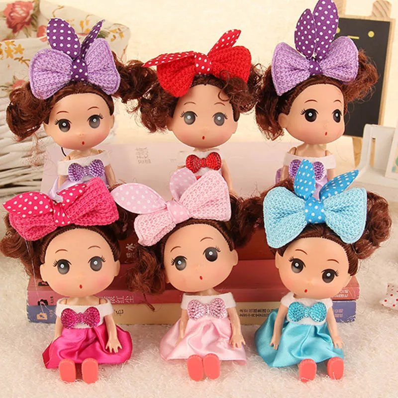12 см новые куклы DIY Kawaii милые девушки действие пальцем игрушки малыш подарок на