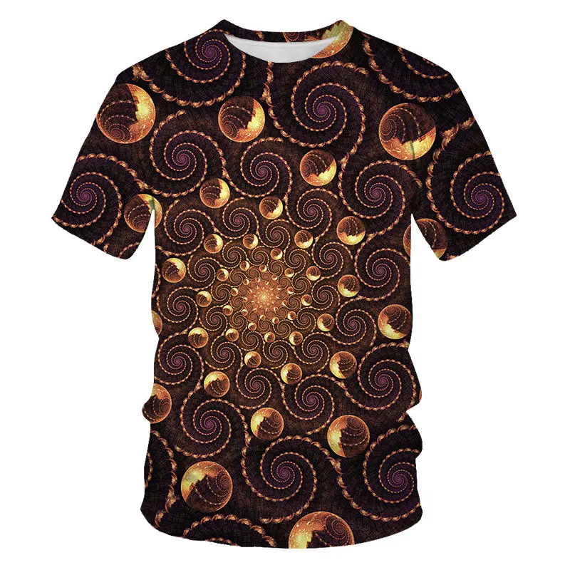 Мужская и женская футболка с абстрактным красочным принтом летняя куртка в стиле