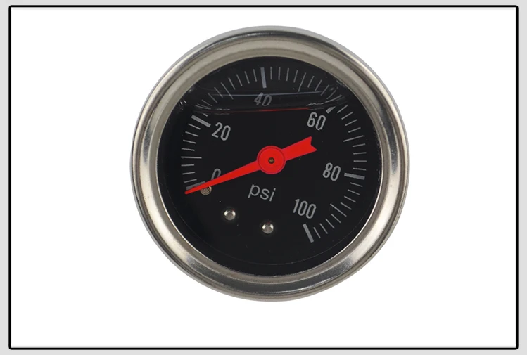 WLR RACING-датчик давления топлива жидкость 0-100 фунтов/кв. дюйм/0-160psi датчик давления масла датчик топлива черный/белый лицо WLR-OG33