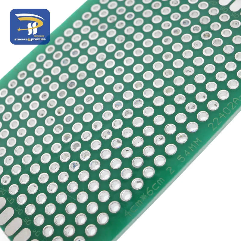 1 шт. 4x6 см Прототип PCB 4*6 панель с двойным покрытием/тонировка универсальная плата