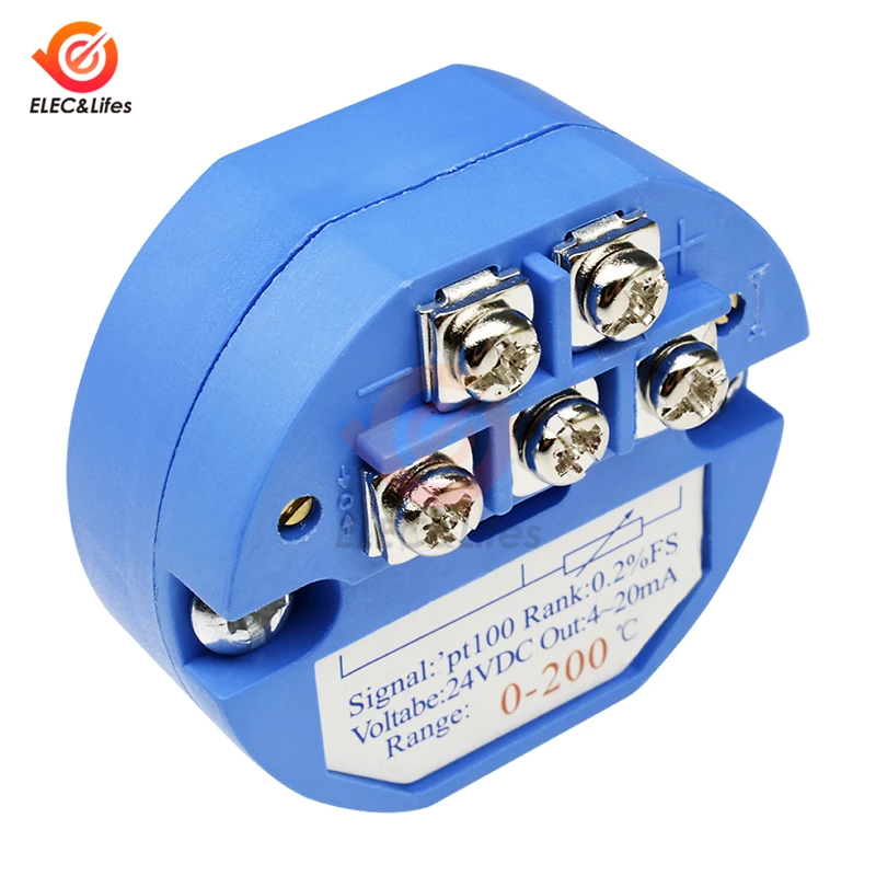 Модуль датчика температуры RTD pt100 термостойкость 4-20 мА-50-50-100 -50-150 100 200 300 400