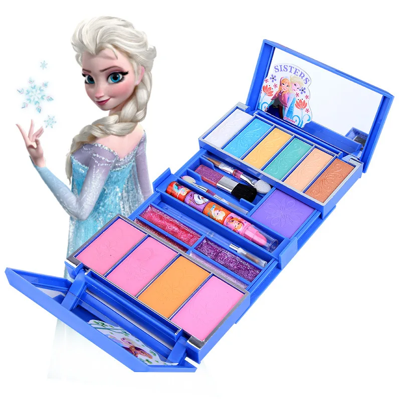 Модные и красивые игрушки новинка 2019 детская Disney замороженная косметика Снежная