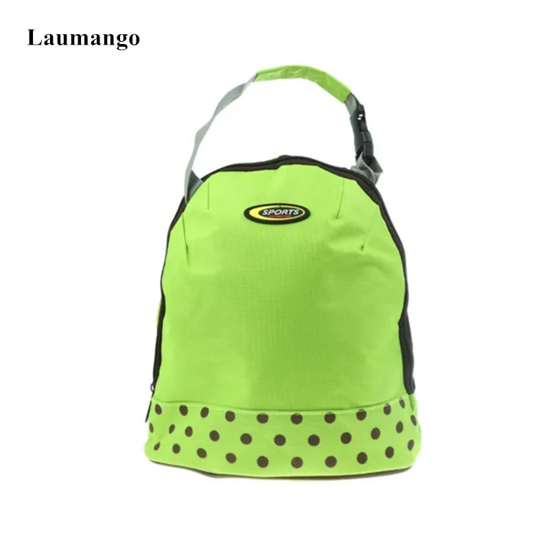 Laumango, Портативная Сумка-тоут, сумки для обеда, Холщовая Сумка, Термосумка-холодильник, сумка для еды, набор, ручная сумка для еды - Цвет: Green color