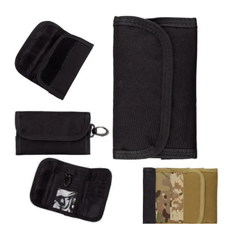 CORDURA Waterproof Nylon Pouch EDC Tactical Wallet Travel Card Wallets Outdoor Sport Money Keychain | Спорт и развлечения