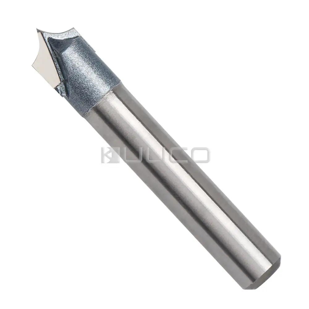 

5pcs/lot CNC Arc Router Bit Tools Milling Cutter Anti-kickback Design Round Over Edging Router Bit with Bearing 2 flute Endmill