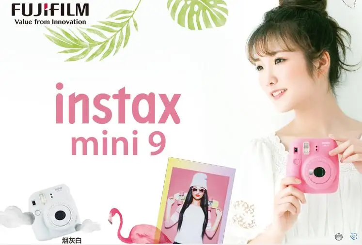 Fujifilm Instax Mini 9 камера mini9 пленочная камера Fujifilm Instax Mini 9 камера