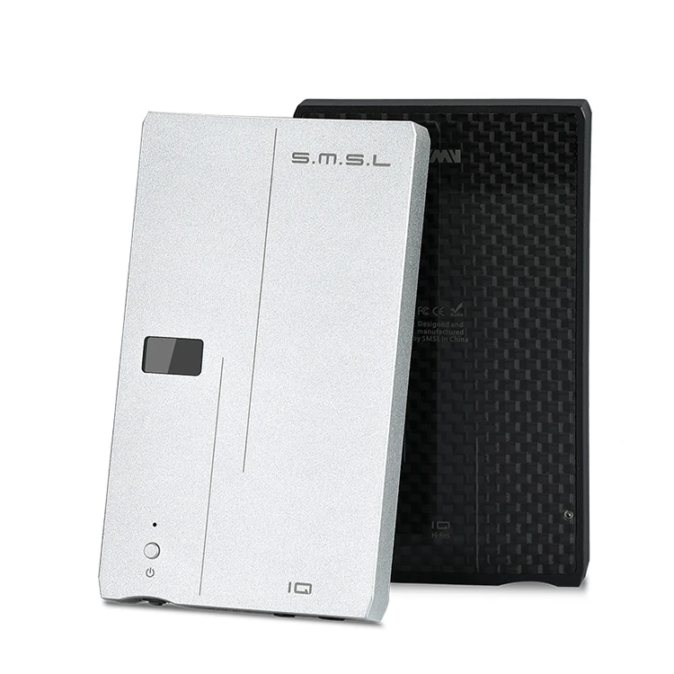 SMSL IQ USB DAC и усилитель для наушников DSD512 ESS E9018Q2C XMOS Xcore200XU208 32 бит/768 кГц HI RES oled