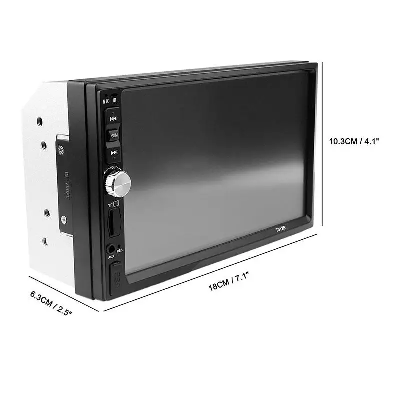 Автомагнитола AOZBZ 7012B Мультиязычный MP5-плеер с 7 &quotцифровым экраном USB/TFT/FM