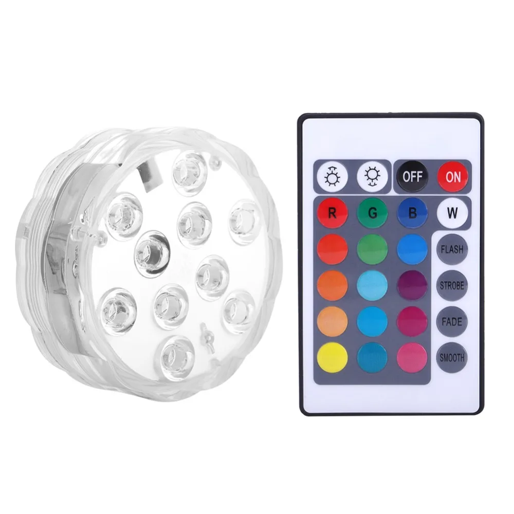 Светодиодный водонепроницаемые светильники для бассейна 10 светодиодный