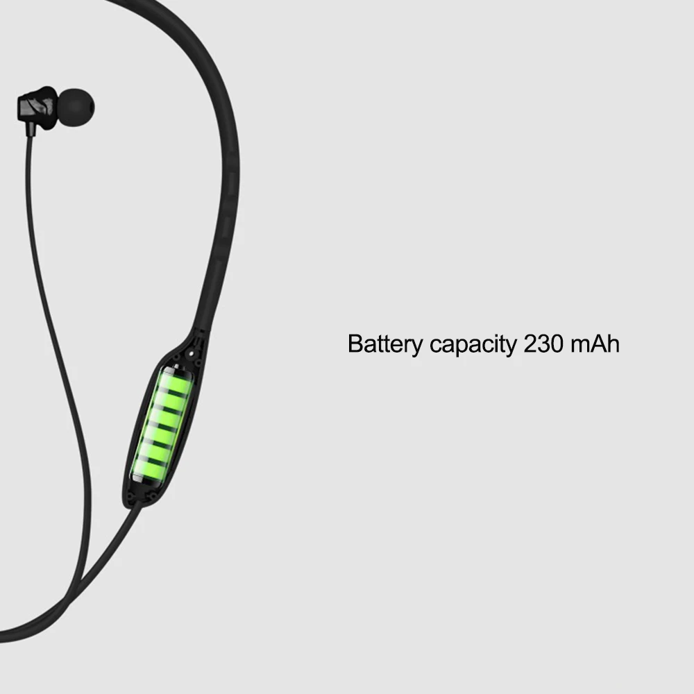 Bluetooth наушники W1 шейные спортивные Встроенный микрофон беспроводной Легкий