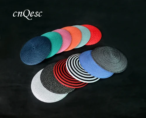 MIX COLORS Цвет. 14 СМ Круглая PP Соломенная основа диск блюдце чародей база для sinamay чародей шляпа аксессуар для волос церковь Свадьба Дерби - Цвет: MIX COLORS
